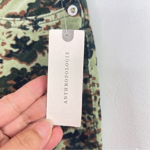 Anthropologie Pilcro Camo Corduroy Pants 26 - Picture 7 of 9